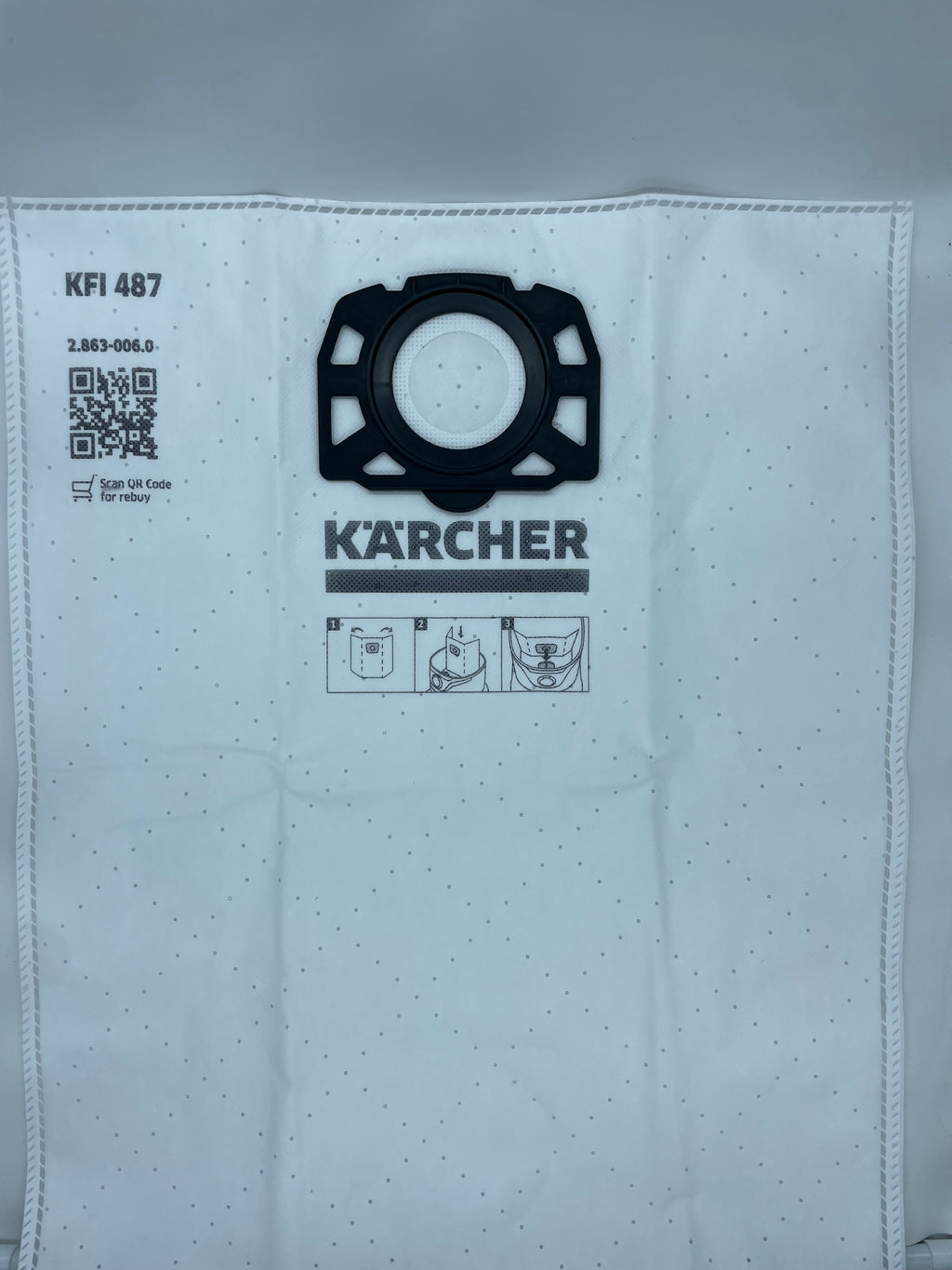 Bolsas compatibles con Kärcher KFI 487 – 8 bolsas + 1 filtro plegado | Velvero