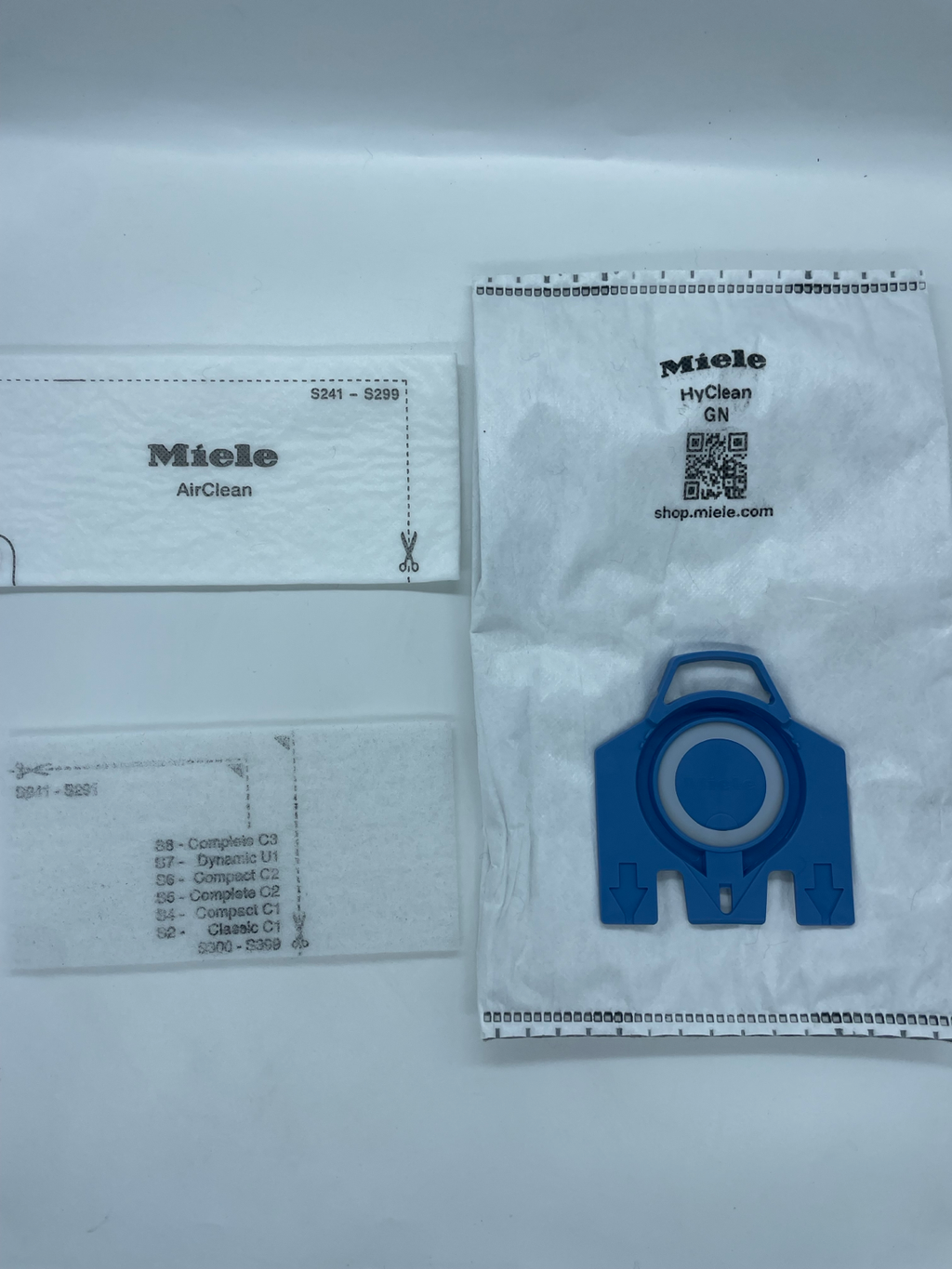 Bolsas para aspiradora compatibles con Miele GN – 12 bolsas + 6 filtros